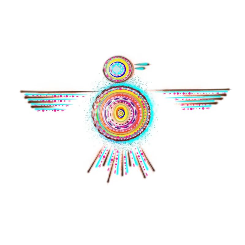 Bunter Vogel