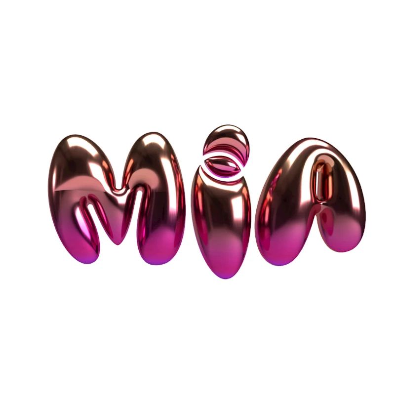 mia,ballon,metallic,3d,ballon,3d schrift,metallic