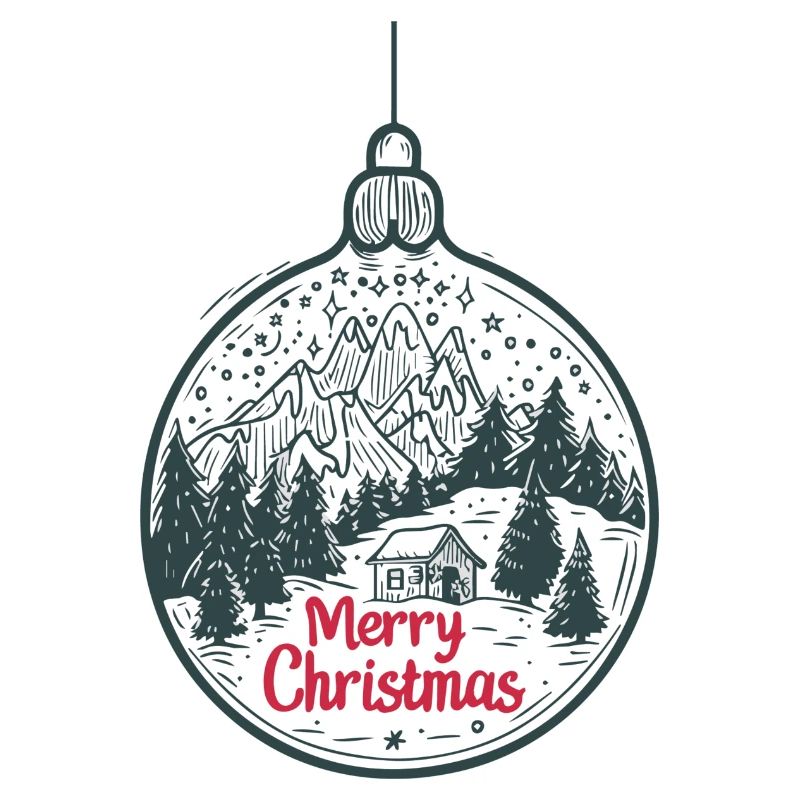 SPREAD Frohe Weihnachtskugel