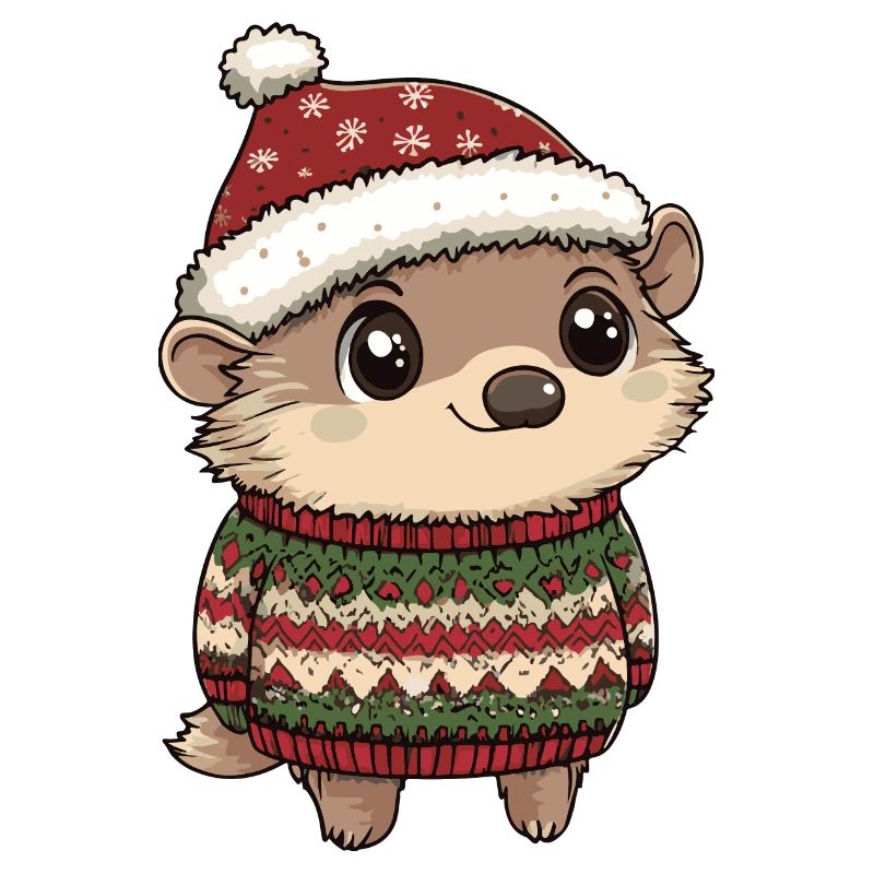 Igel Weihnachten