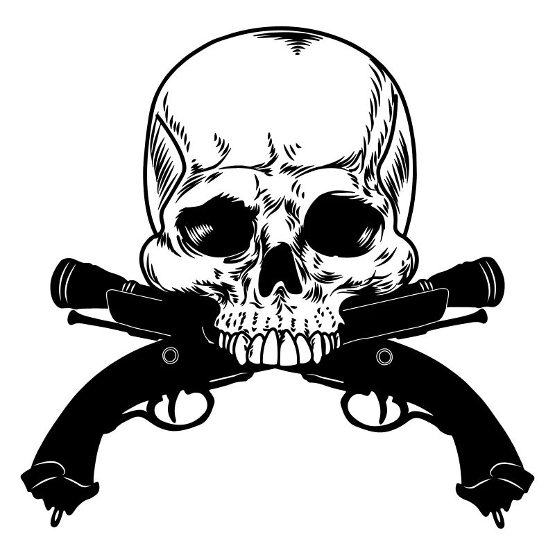 Totenkopfpistolen-Duell