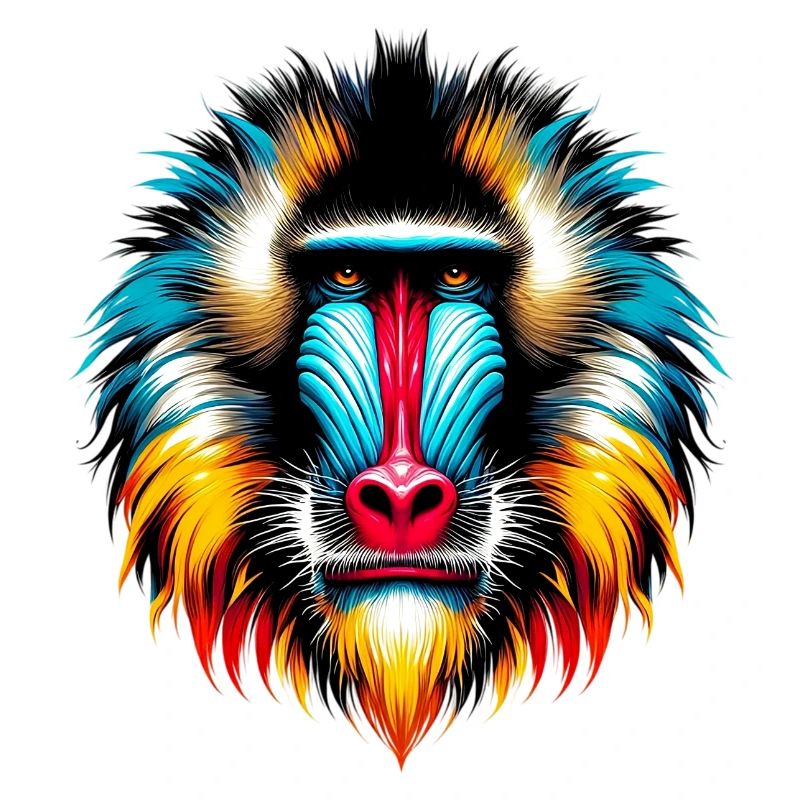 Singe mandrill