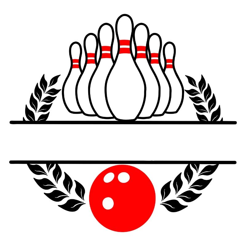 Bowling Lorbeerkranz Rotes Bowling