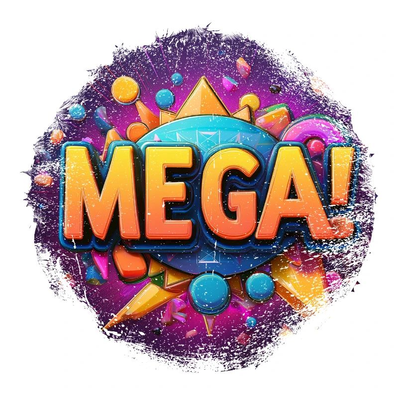 mega text in 3D