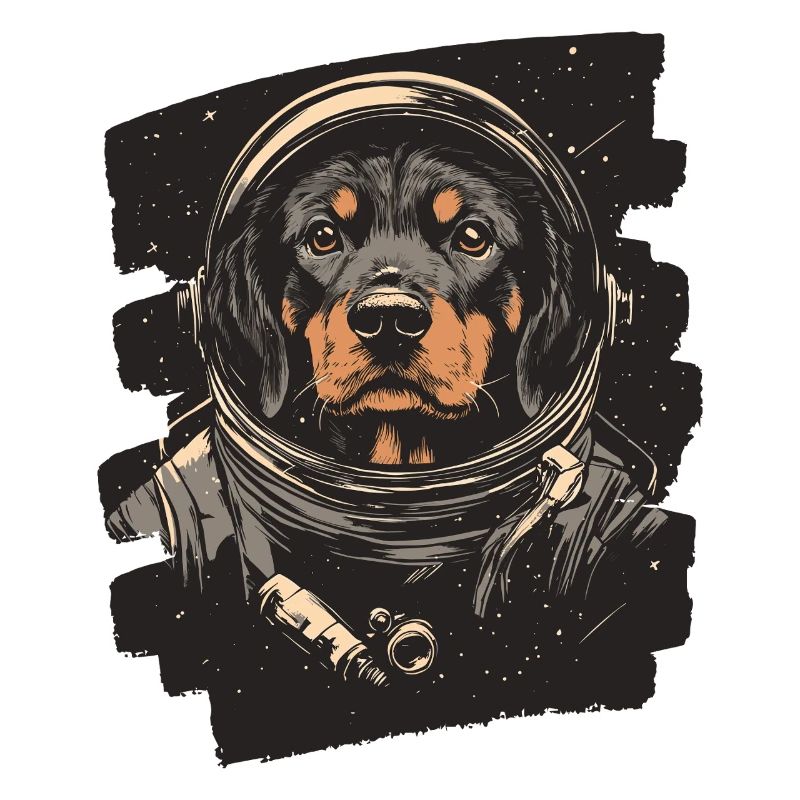 Rottweiler Astronaut