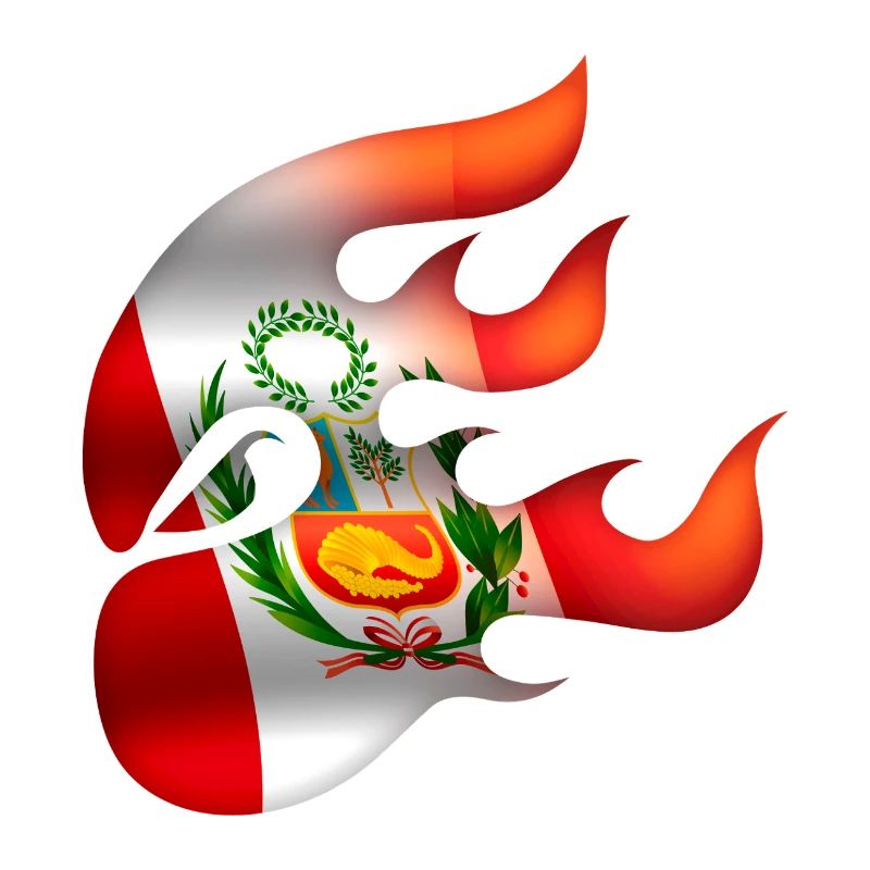 Flagge von Peru - Peru - Ninja