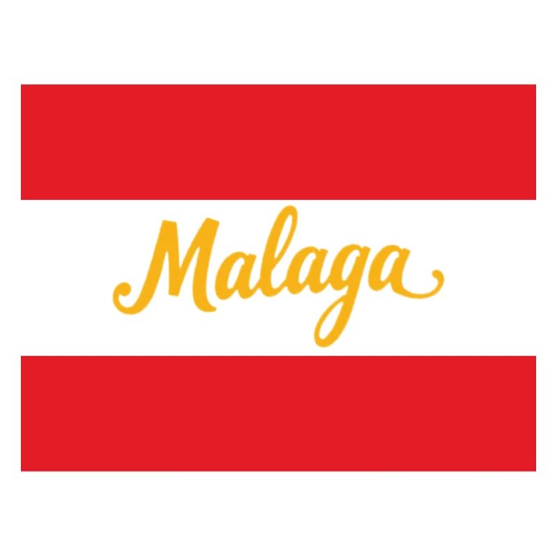 Malaga Leuchtendes Stadtmotiv