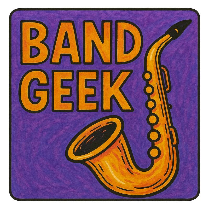 Band-Geek-Saxophon-Illustration