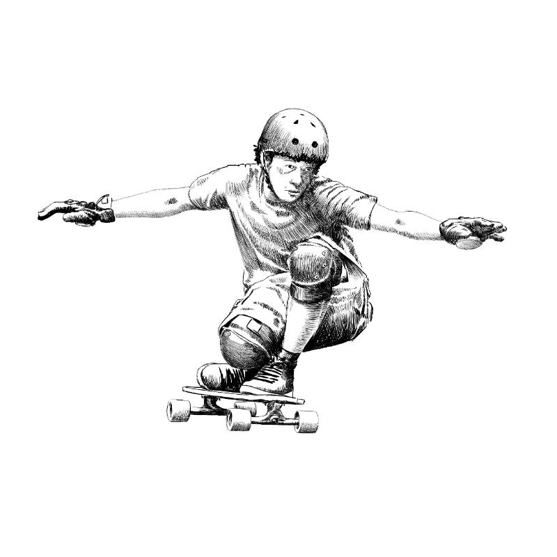Skateboarding