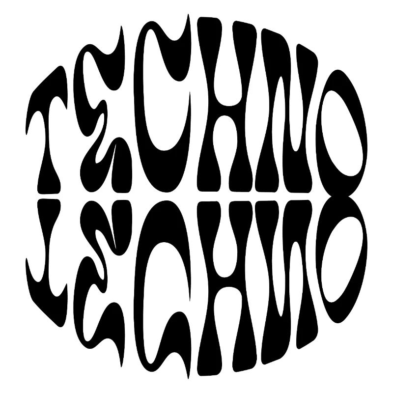Conception de logo Techno liquid