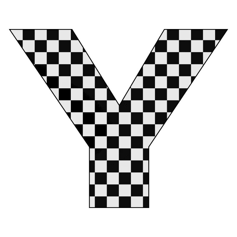 Checkerboard Y-Motiv
