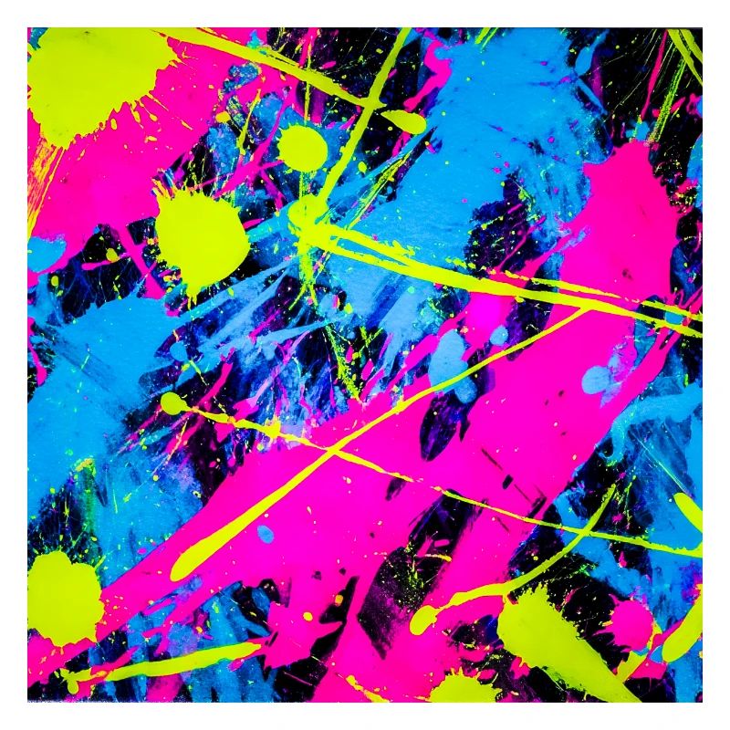 Abstrakter Neonfarbfleck