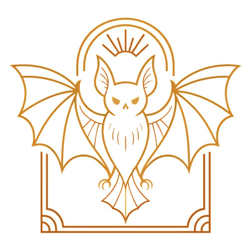 Orangene Nachtfalterbat