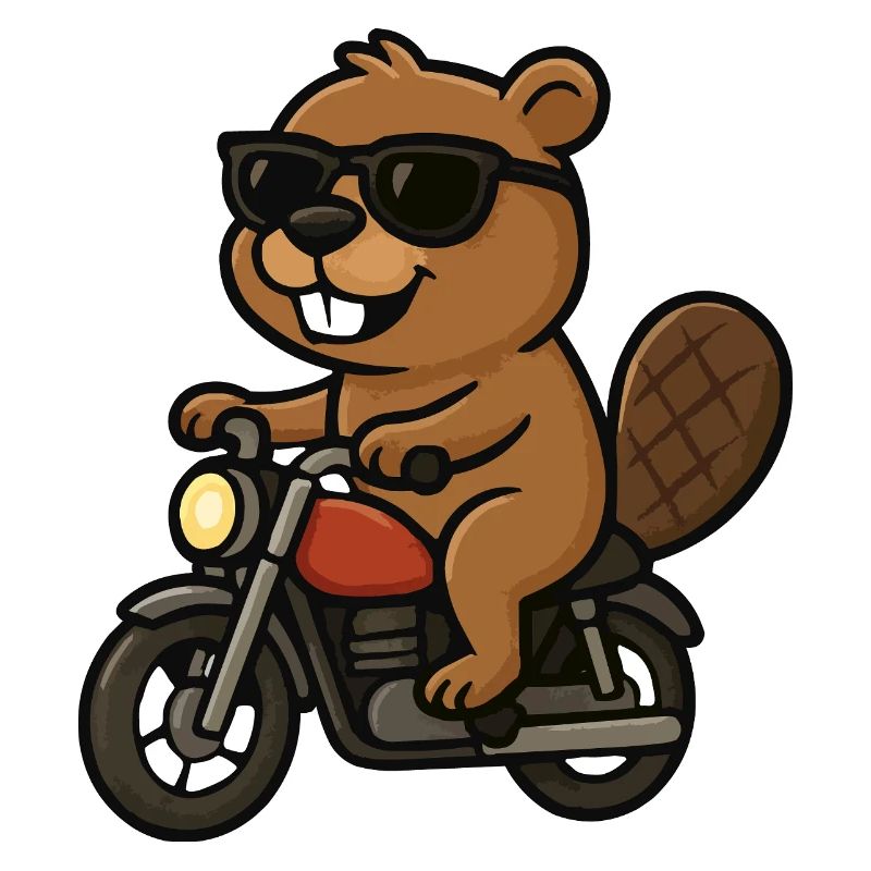Sonnenbrillen-Biber Motorradfahrer