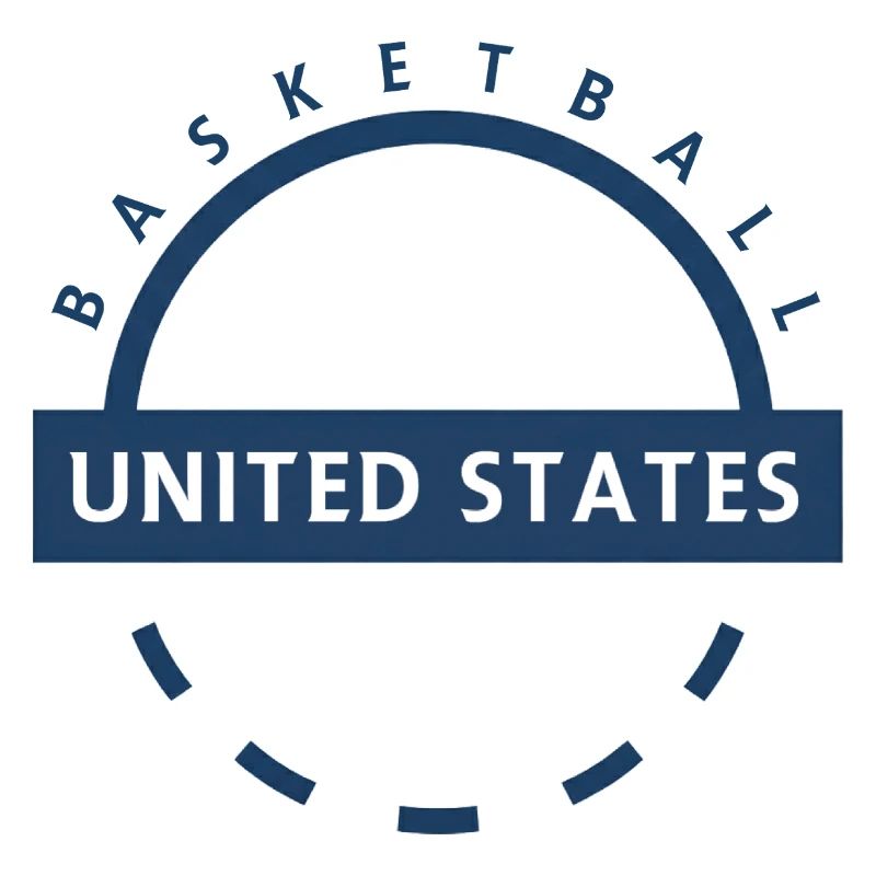 Basketball USA Emblem