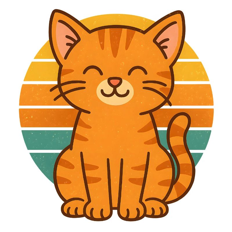 Retro Cat Vibes