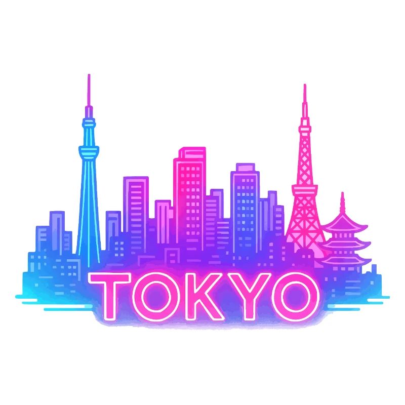 Neon-Tokyo Skyline