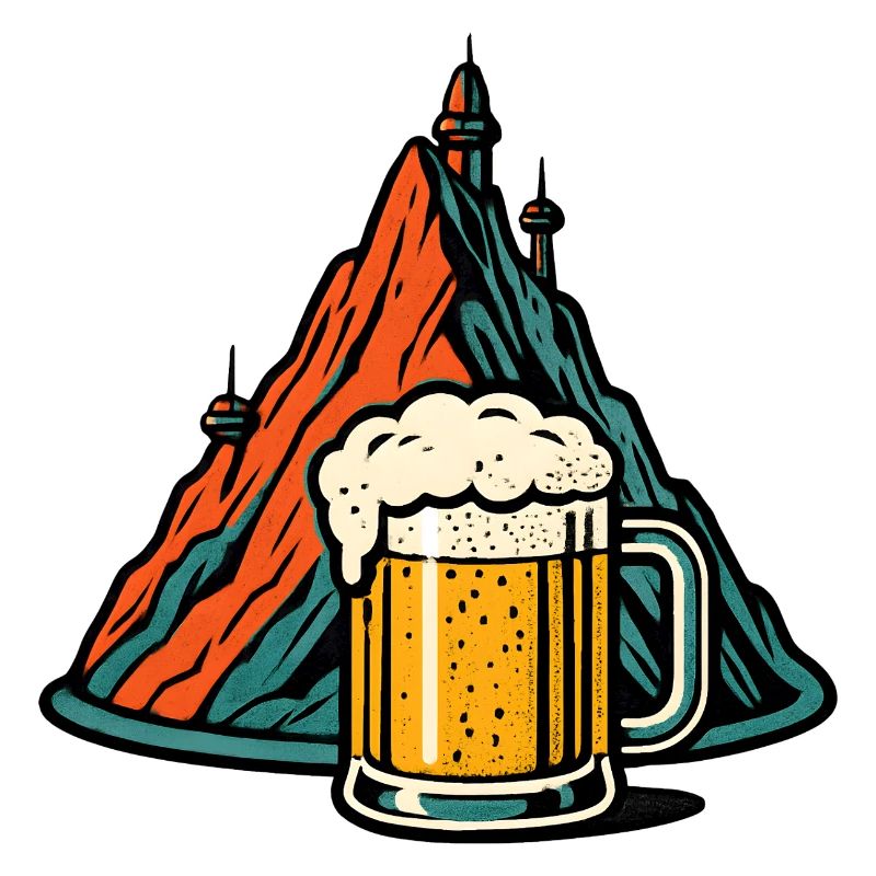 Bierberg Alpenkulisse