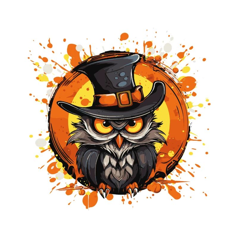 Eulenhut Halloween Splatter
