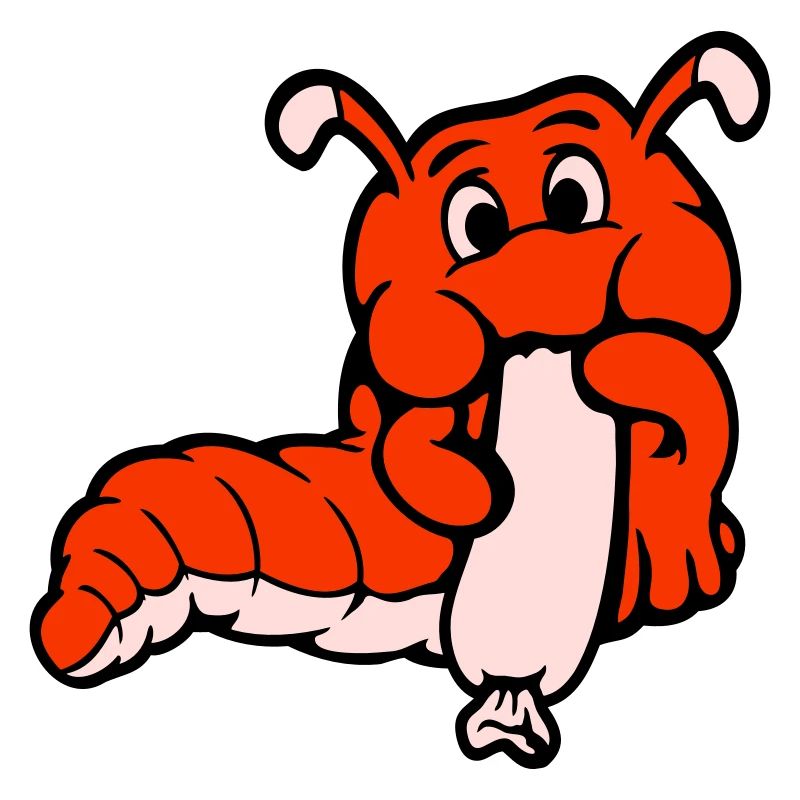 Chenille ver Happy Eats Saucisse Saucisse Hot-dog