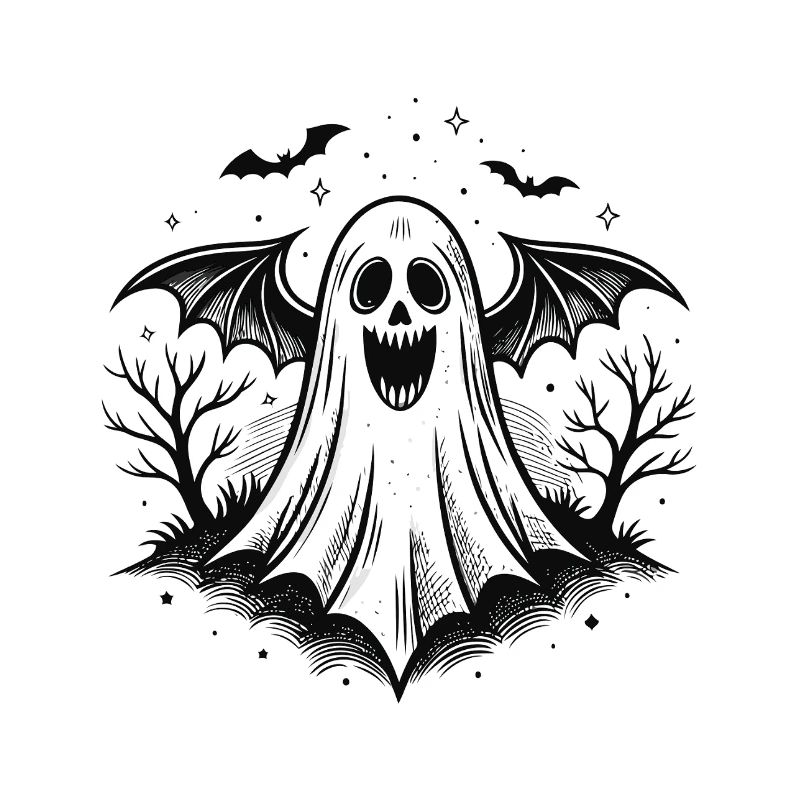 Nocturnal Winged Ghost