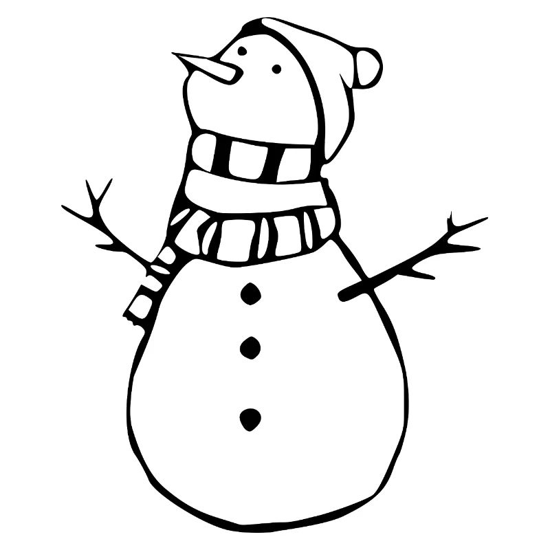 Schneemann_T-shirt_Geschenk