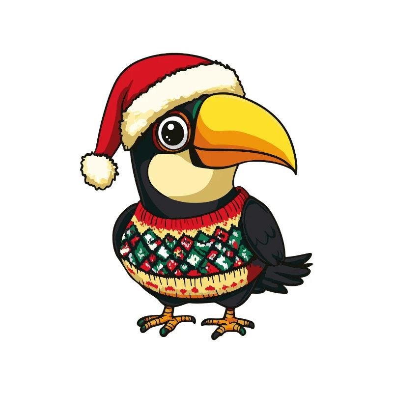 Tukan Vogel Weihnachten