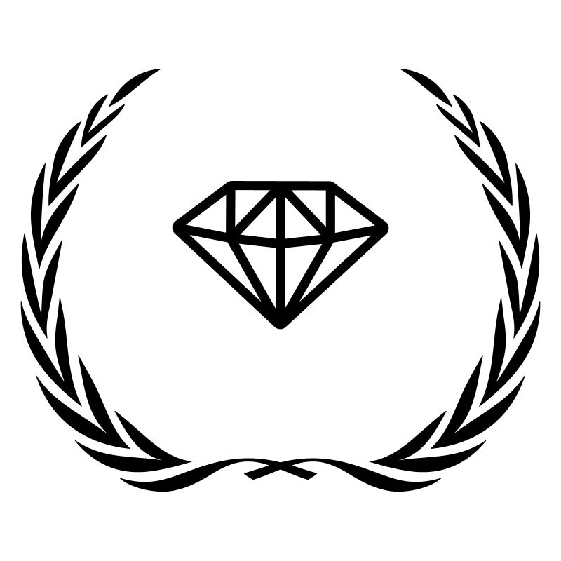 Diamant Symbol Kranz