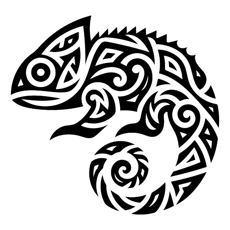 Chamäleon Tattoo Verkleidung