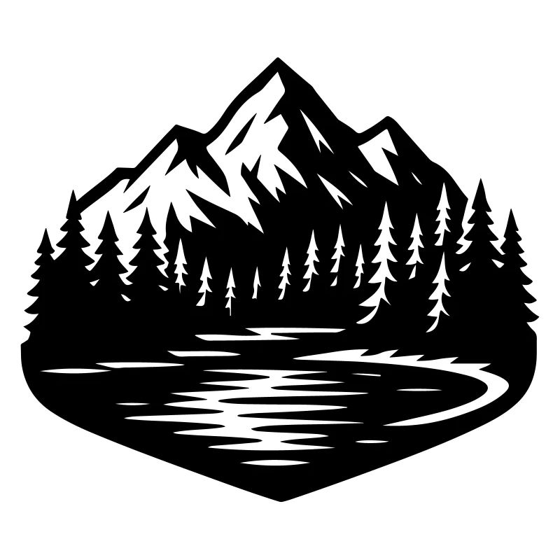Berge Landschaft Wald