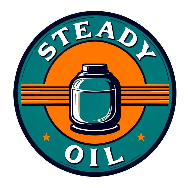 Steady Oil Retro-Emblem