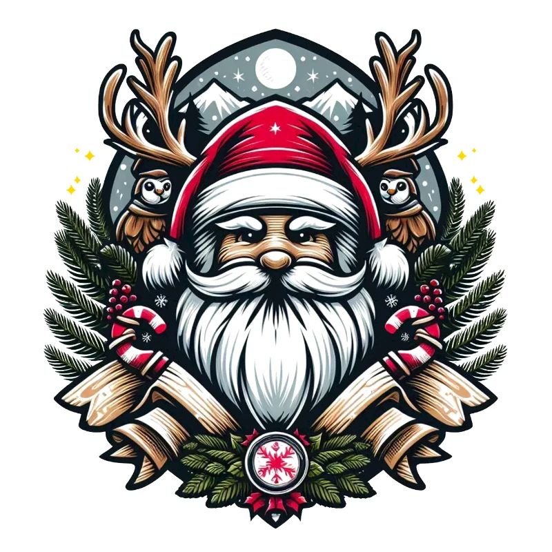 Santa xmas Logo