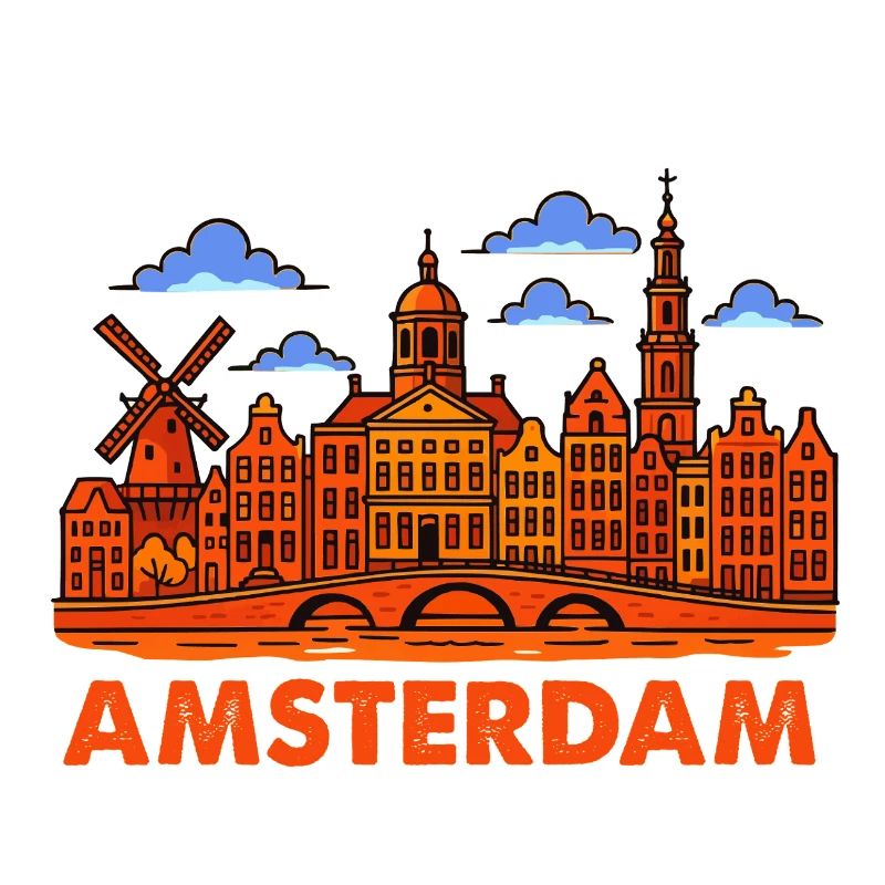 Amsterdam Skyline 