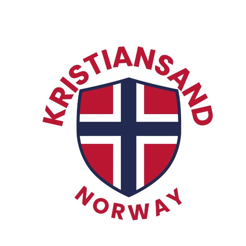 Kristiansand-Norwegen-Schildemblem