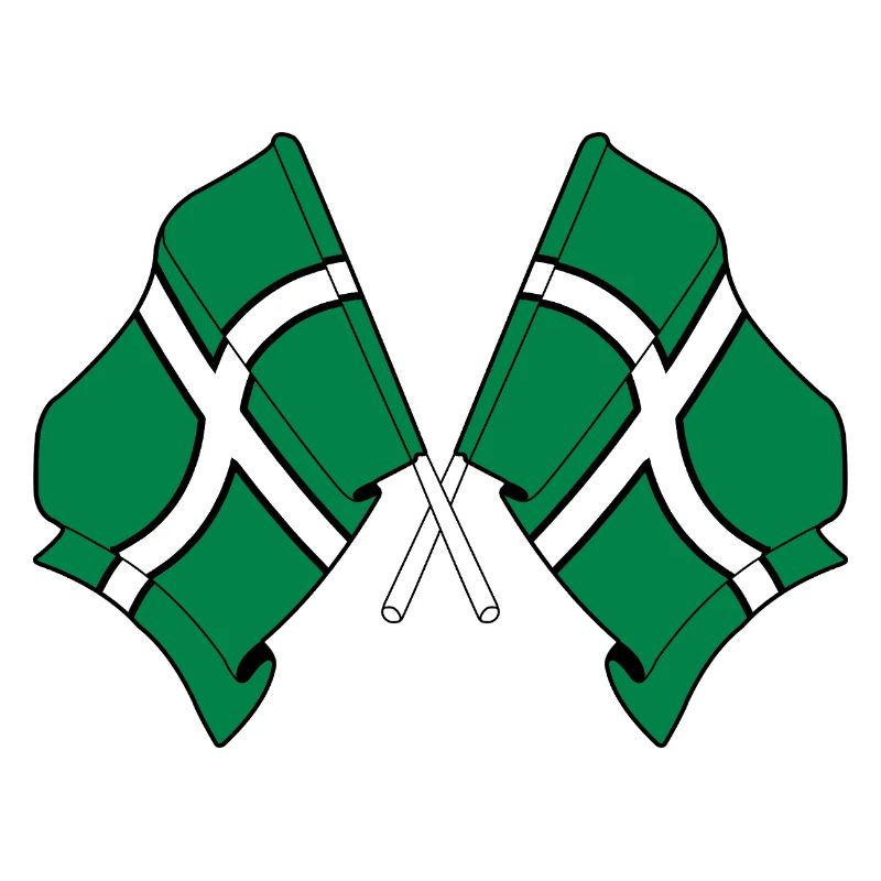 Drapeaux croisés du Devon