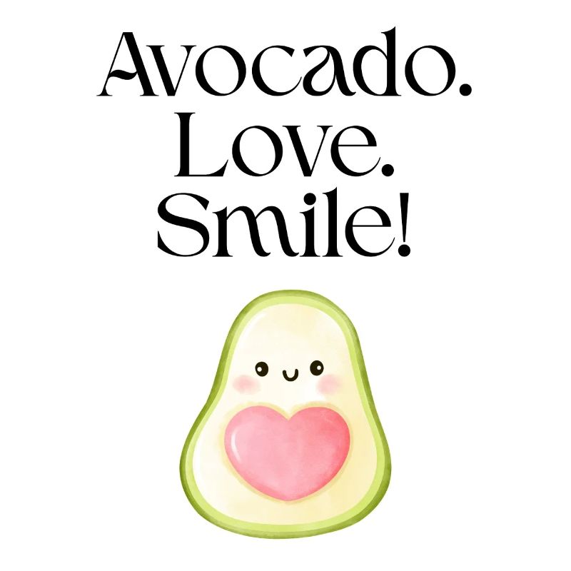 Avocado Love Smile