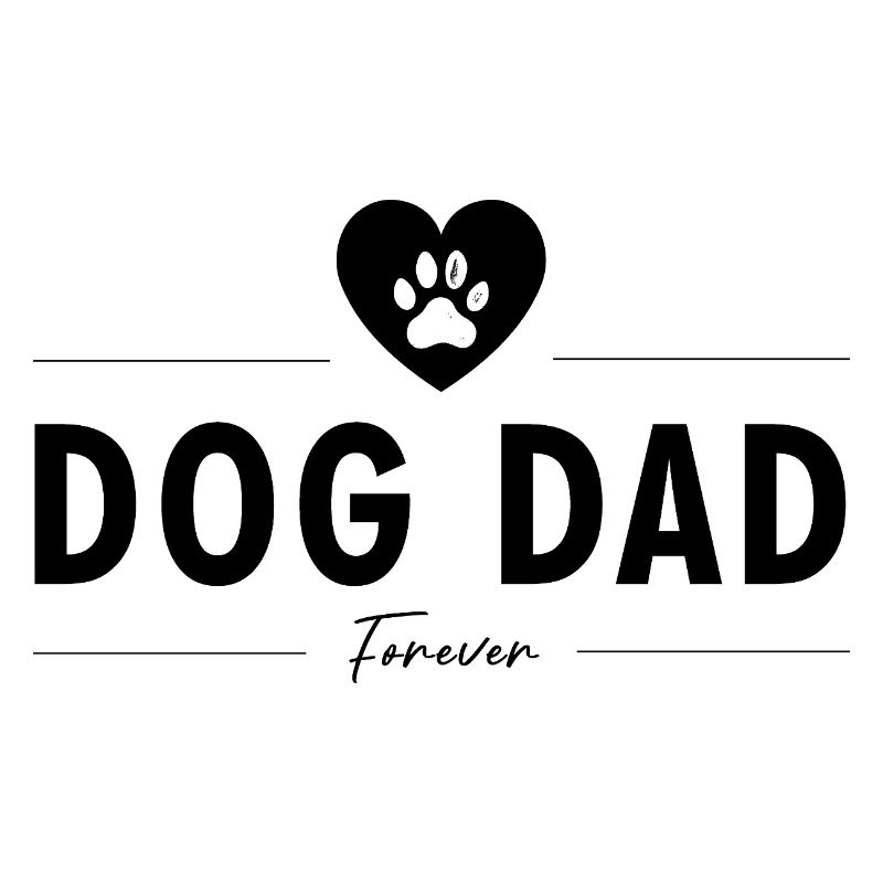 Hundepapa (Schwarz)