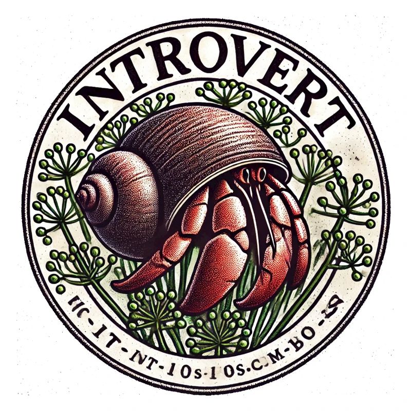 Introvertiertes Schneckenabzeichen
