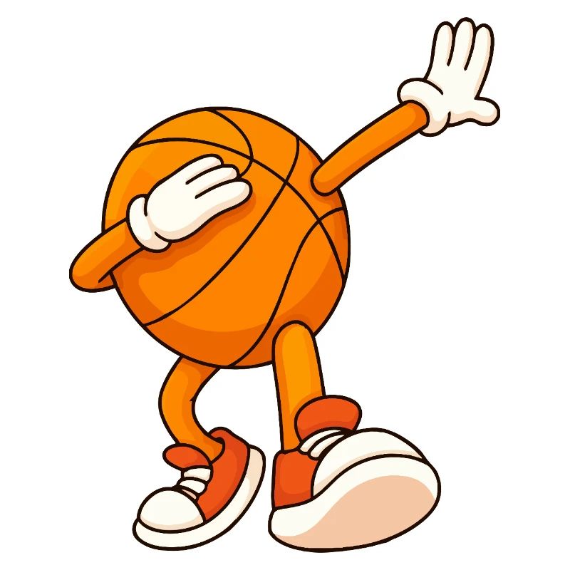 Basketball-Maskottchen Dunks