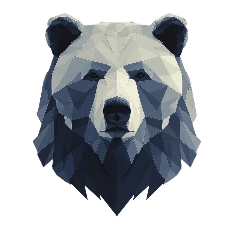Bear Head, Strong Bear Design, Power Symbol