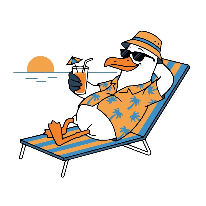 Sonnenstrand-Pinguin Hawaii