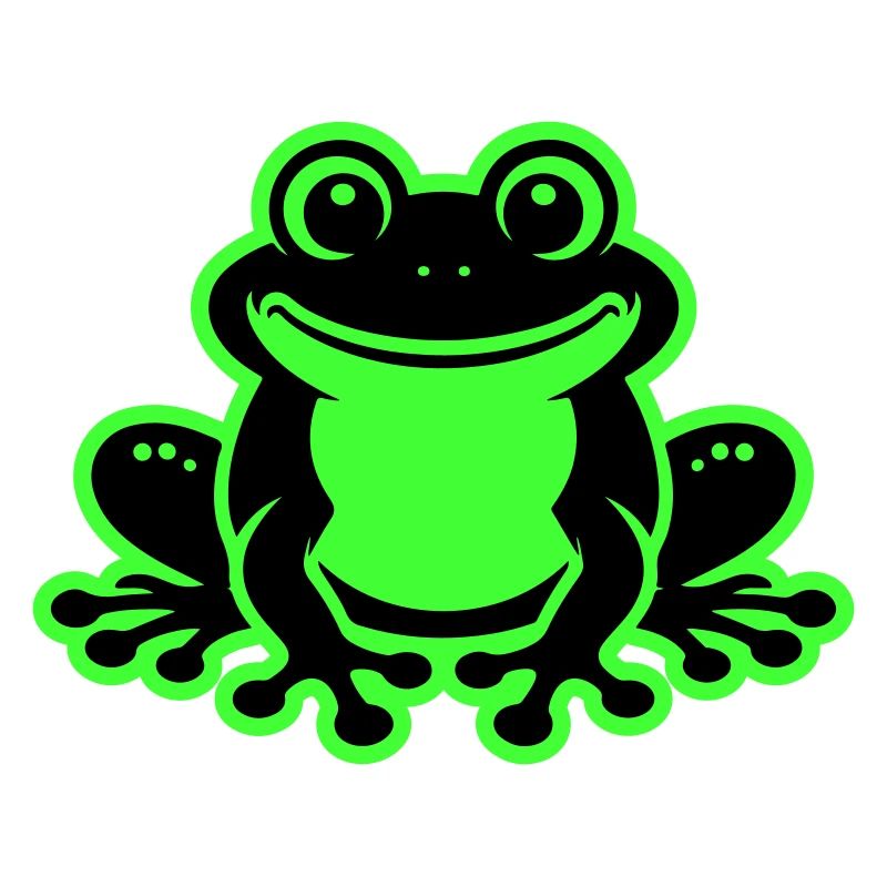 Kröte Comic Frosch