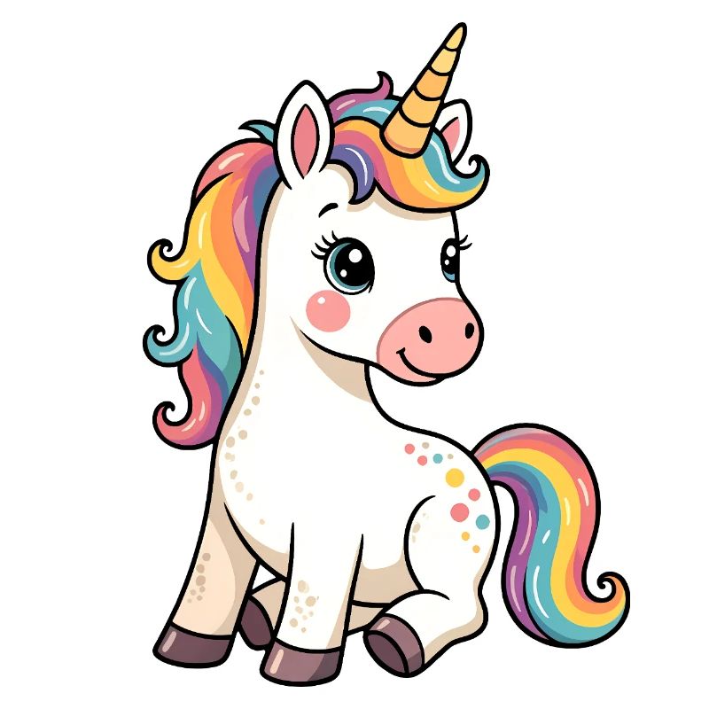 Süßes Einhorn