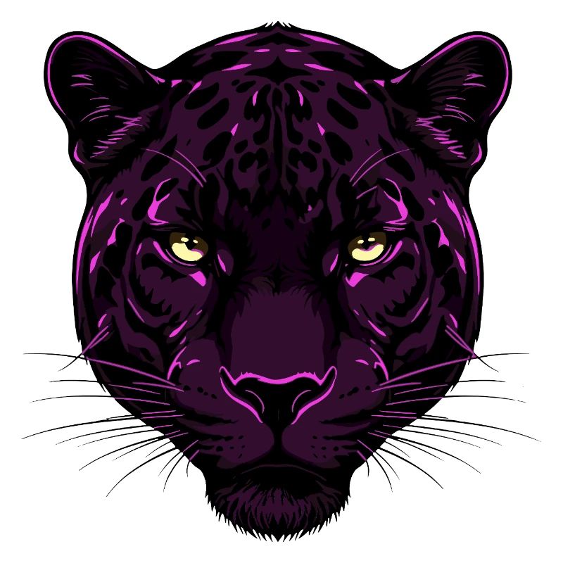 Violetter Tigerkopf