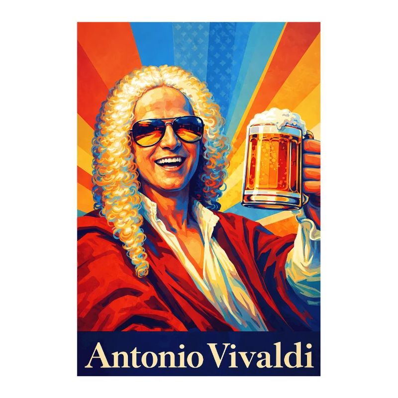 Vivaldi Bier Pop-Art
