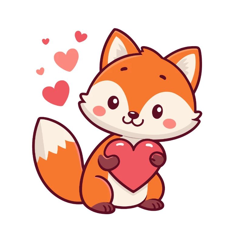Fuchsherz Kawaii