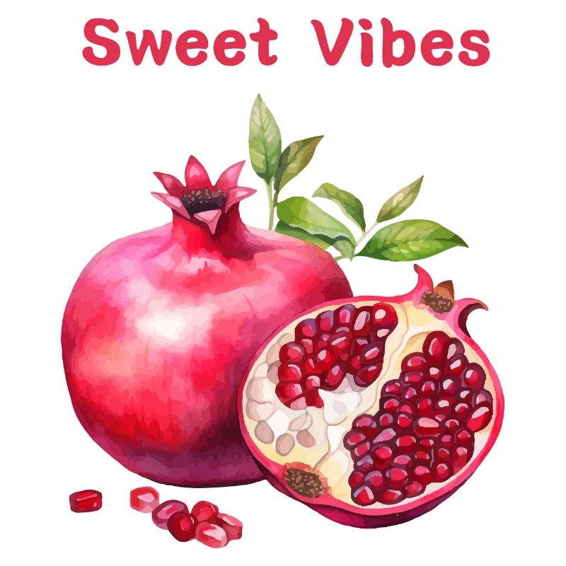 Sweet Vibes Granatapfelkunst