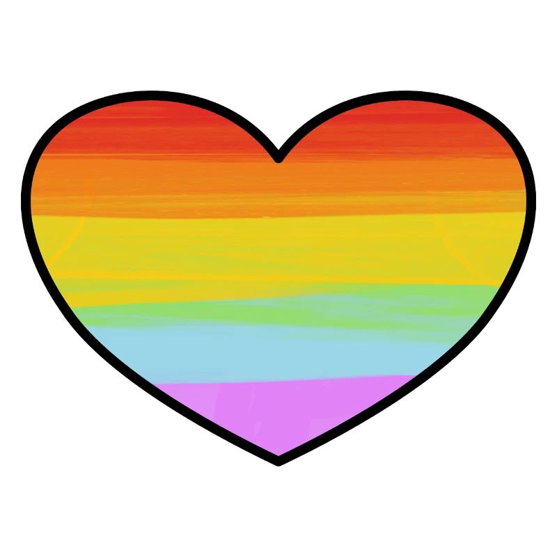 Rainbow Pride Heart