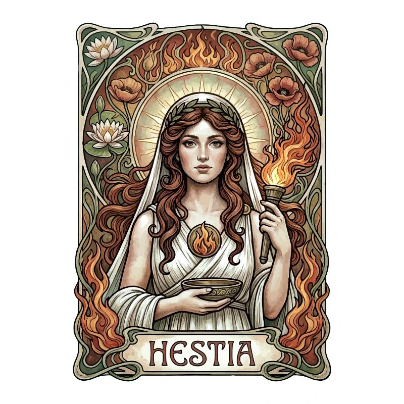 Hestia Tarotkarte