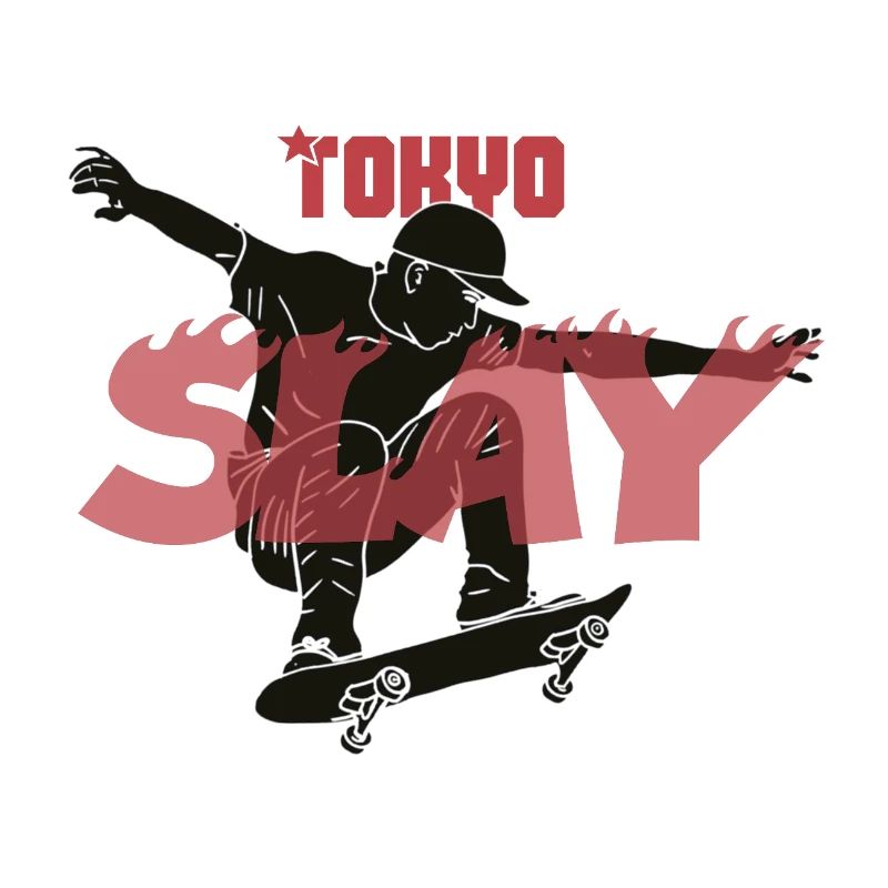 Tokyo Slay Skateboard-Design